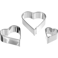 Lot de 3 mini emporte pièces - Gris- 5five