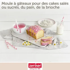 Lot de 4 mini moules à cakes 15 cm Zenker Special Mini