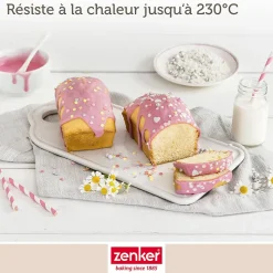 Lot de 4 mini moules à cakes 15 cm Zenker Special Mini