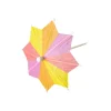 Lot de 15 mini parasols pour cocktail Fackelmann Nature