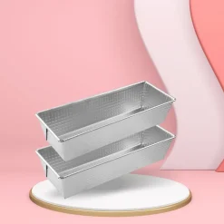 Lot de 2 moules à cakes 25,5 x 11,2 cm Zenker Silver