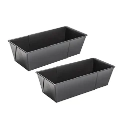 Lot de 2 moules à cakes extensibles 20 à 35 cm Zenker Black Metallic