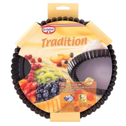 Lot de 2 moules à tarte renversée 28 cm Dr.Oetker Tradition