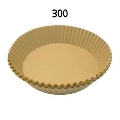 Lot de 300 Moules en papier air fryer ronds 16 cm Fackelmann