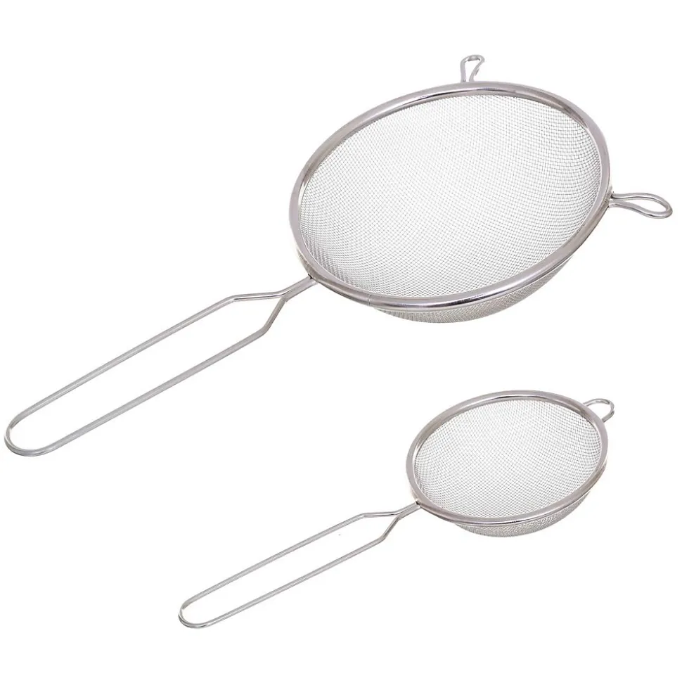 Lot de 2 passoires tamis en inox - 5Five