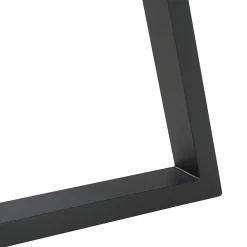 Lot de 2 pieds de table Greiling acier 72 x 70 cm noir en.casa