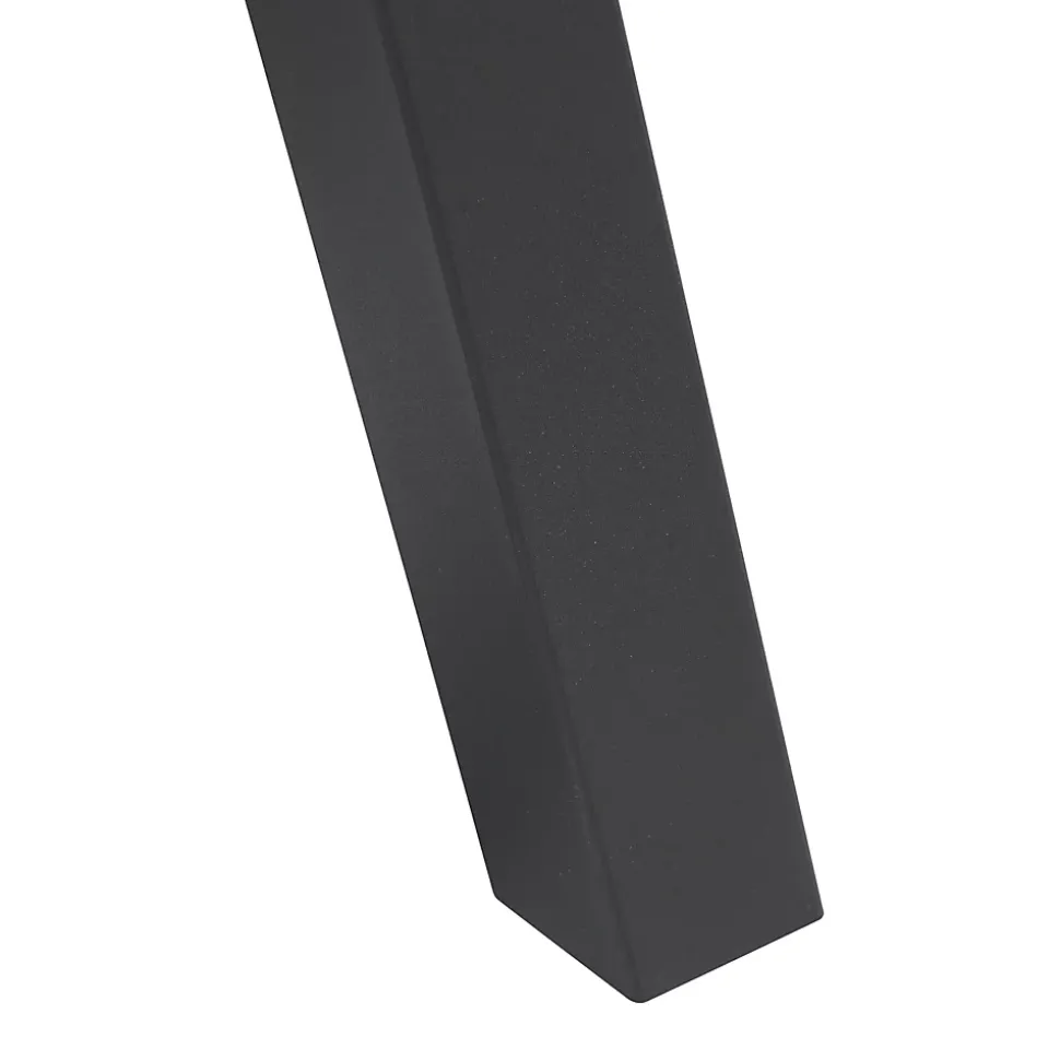 Lot de 2 pieds de table Heustreu acier 40 x 40 cm noir en.casa