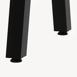 Lot de 2 pieds de table Heustreu acier 45 x 40 cm noir en.casa