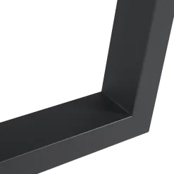 Lot de 2 pieds de table Lalling acier 72 x 75 cm noir en.casa