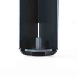 Lot de 2 pieds DECO-GEM pour table mange debout en acier finition époxy noir à visser, H.86 cm