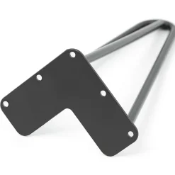 Lot de 4 pieds épingle 71 cm pour table noir design industriel