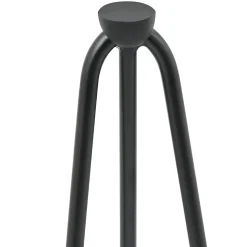 Lot de 4 pieds épingle 71 cm pour table noir design industriel