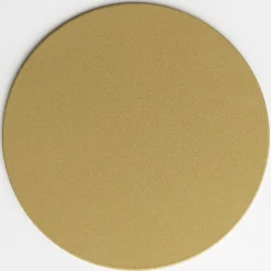 Lot de 2 pieds profilés DECO-GEM pour table haute en acier finition époxy doré à visser, H.71 cm