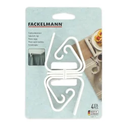 Lot de 8 pinces à nappe Fackelmann Tecno