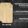 Lot de 2 Planches à découper et 4 éplucheurs à légumes FM Professional Gourmet édition