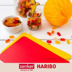 Lot de 2 planches à découper en plastique 24,5 x 16 cm Zenker Haribo