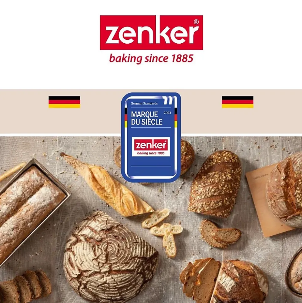 Lot de 2 plaques à pâtisserie perforées en aluminium Zenker Special Cooking