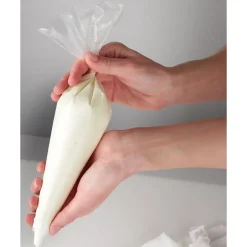 Lot de 20 poches à douille jetables et 3 embouts plastique réemployables 32 cm Zenker Smart Pastry