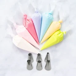 Lot de 20 poches à douilles plastique avec douilles inox et plastique 32 cm Zenker Smart Pastry