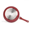 Lot de 3 poêles antiadhésives 20/24/28cm rouge Livoo MEN124RC