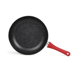 Lot de 3 poêles antiadhésives 20/24/28cm rouge Livoo MEN124RC