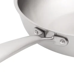 Lot de 3 poêles 24-28-32cm Inox - Gourmet par Cuisinox