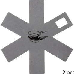 Lot de 2 protections anti-rayures en feutrine gris - Gris- 5five