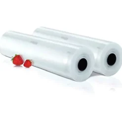 Lot de 2 rouleaux de sacs pour appareil à emballage sous vide vs2650 Kitchen Chef VBR280