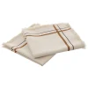 Lot de 2 serviettes de table Ray 40x40cm beige - Atmosphera