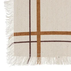 Lot de 2 serviettes de table Ray 40x40cm beige - Atmosphera