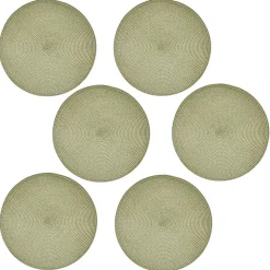 Lot de 6 sets de table tressés AFHIR