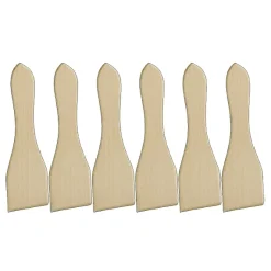 Lot de 6 spatules à raclette en bois Metaltex 589703
