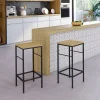 Lot de 2 tabourets de bar DETROIT design industriel
