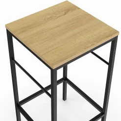 Lot de 2 tabourets de bar DETROIT design industriel