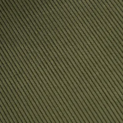 Lot de 2 tabourets de bar modernes IRIS velours côtelé kaki hauteur hauteur 75cm