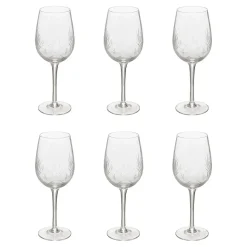 Lot de 6 Verres à Vin Design 