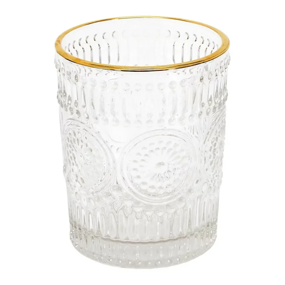Lot de 6 Verres Design "Liseré" 18cl Transparent