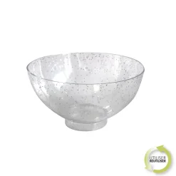 Lot de 25 verrines réutilisables pailletées
