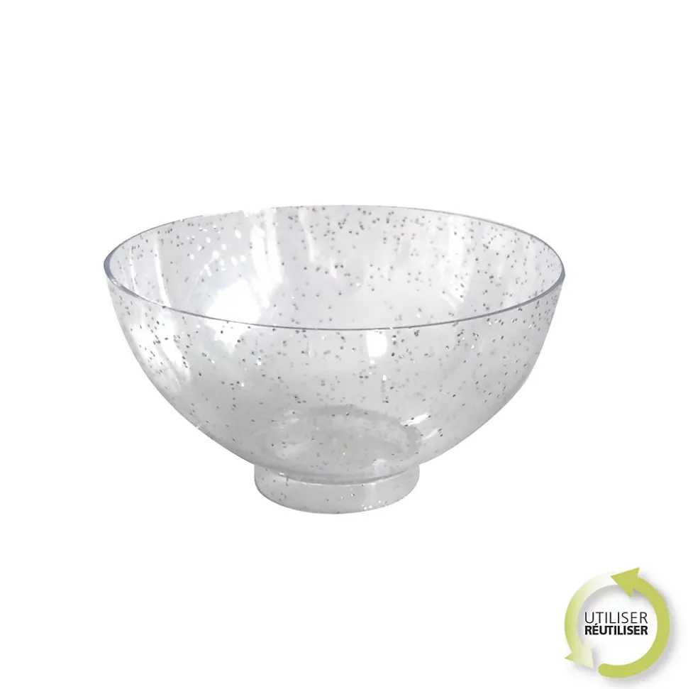 Lot de 25 verrines réutilisables pailletées