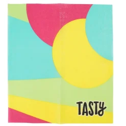 Lot de 3 wraps en cire d'abeille type film alimentaire Tasty Green