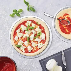 Lot de plaque à pizza et roulette FM Professionnal