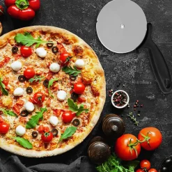 Lot de plaque à pizza et roulette FM Professionnal