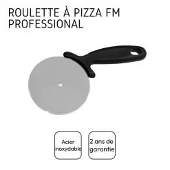 Lot de plaque à pizza et roulette FM Professionnal