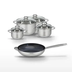 Lot Poêle 32cm & 4 Faitouts Elo Profi Therm Platinum