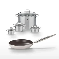 Lot Poêle 32cm céramique Elo Bistro Line & 4 Faitouts Elo