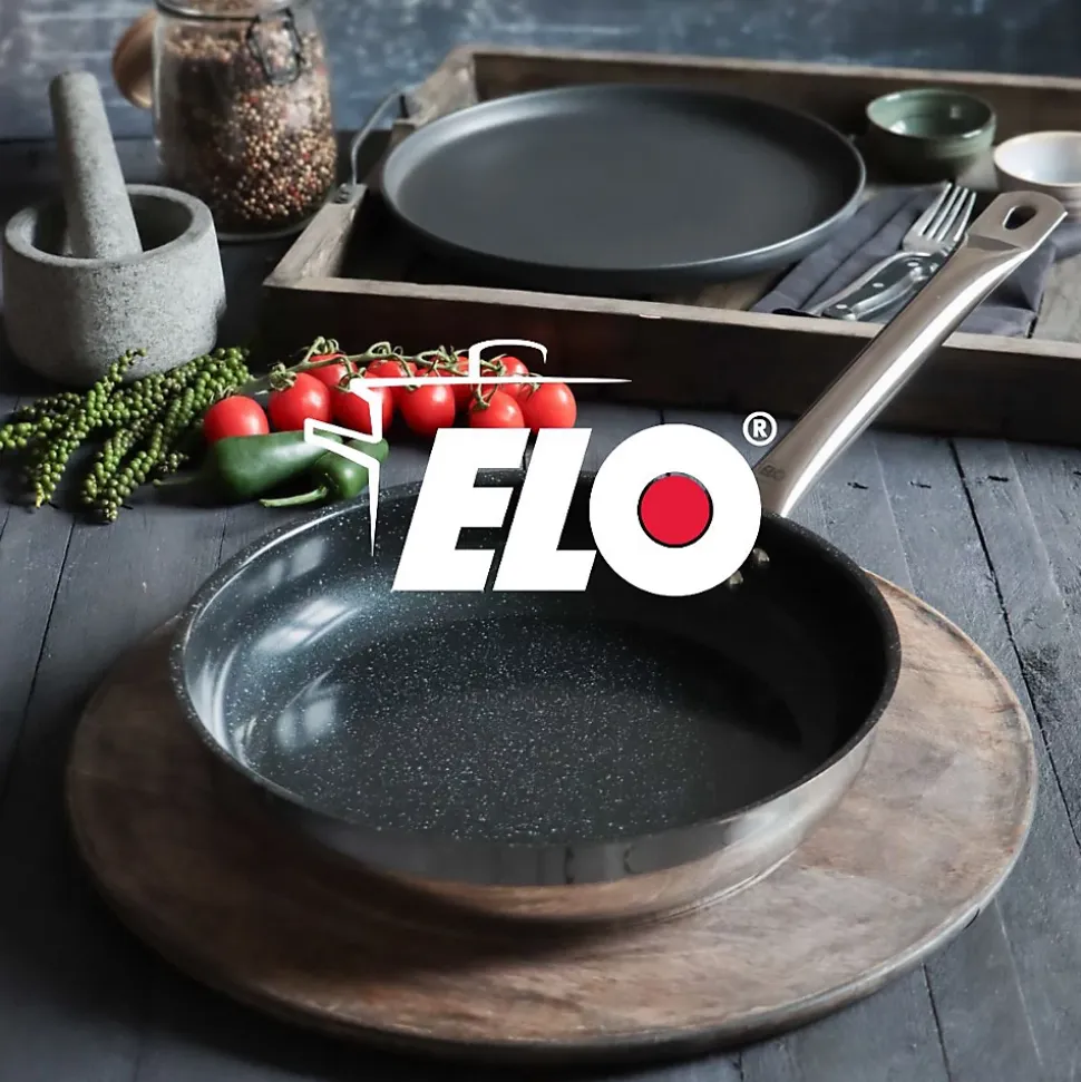 Lot Poêle 24cm et 4 Faitouts Elo Profi Therm Platinum