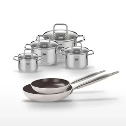 Lot Poêles 24/28 cm et Faitouts 12/14/16/20 cm Elo Bistro Line