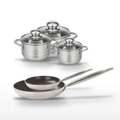 Lot Poêles 24/32 cm et Faitouts 12/14/16 cm Elo Bistro Line