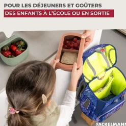 Lunchbox Terracotta à compartiment réglable 1 litre sans BPA Fackelmann Storage