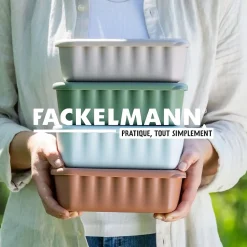 Lunchbox Terracotta à compartiment réglable 1 litre sans BPA Fackelmann Storage
